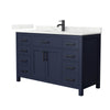 Custom image for Dark Blue with Matte Black Trim / Giotto Quartz / No Mirror