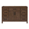Custom image for Dark Walnut with Matte Black Trim / No Mirror