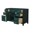 Custom image for Green with Brushed Nickel Trim / No Mirror