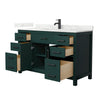 Custom image for Green with Matte Black Trim / Giotto Quartz / No Mirror