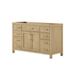 Custom image for Whitewashed Oak with Brushed Gold Trim / No Mirror