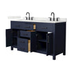Custom image for Dark Blue with Matte Black Trim / Giotto Quartz / No Mirror