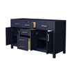 Custom image for Dark Blue with Brushed Nickel Trim / No Mirror