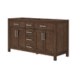 Custom image for Dark Walnut with Brushed Nickel Trim / No Mirror