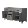 Custom image for Dark Gray with Matte Black Trim / No Mirror