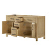 Custom image for Whitewashed Oak with Matte Black Trim / No Mirror
