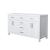 Custom image for White with Brushed Nickel Trim / No Mirror