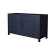 Custom image for Dark Blue with Matte Black Trim / No Mirror