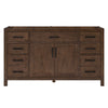 Custom image for Dark Walnut with Matte Black Trim / No Mirror