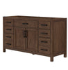 Custom image for Dark Walnut with Matte Black Trim / No Mirror