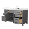 Custom image for Dark Gray with Matte Black Trim / Giotto Quartz / No Mirror