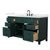 Custom image for Green with Matte Black Trim / Giotto Quartz / No Mirror