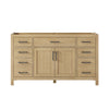 Custom image for Whitewashed Oak with Matte Black Trim / No Mirror