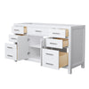 Custom image for White with Brushed Nickel Trim / No Mirror