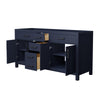 Custom image for Dark Blue with Matte Black Trim / No Mirror