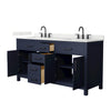 Custom image for Dark Blue with Matte Black Trim / Giotto Quartz / No Mirror