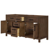 Custom image for Dark Walnut with Matte Black Trim / No Mirror