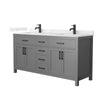 Custom image for Dark Gray with Matte Black Trim / Giotto Quartz / No Mirror