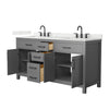 Custom image for Dark Gray with Matte Black Trim / Giotto Quartz / No Mirror