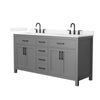 Custom image for Dark Gray with Matte Black Trim / White Quartz / No Mirror