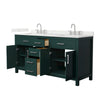 Custom image for Green with Brushed Nickel Trim / Giotto Quartz / No Mirror