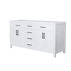Custom image for White with Matte Black Trim / No Mirror