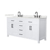 Custom image for White with Matte Black Trim / Giotto Quartz / No Mirror
