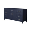Custom image for Dark Blue with Brushed Nickel Trim / No Mirror
