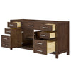 Custom image for Dark Walnut with Brushed Nickel Trim / No Mirror