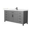 Custom image for Dark Gray with Matte Black Trim / Giotto Quartz / No Mirror