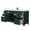 Custom image for Green with Matte Black Trim / Giotto Quartz / No Mirror