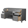 Custom image for Dark Gray with Brushed Nickel Trim / No Mirror