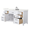 Custom image for White with Matte Black Trim / Giotto Quartz / No Mirror