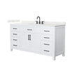 Custom image for White with Matte Black Trim / Giotto Quartz / No Mirror