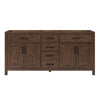 Custom image for Dark Walnut with Matte Black Trim / No Mirror