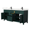 Custom image for Green with Matte Black Trim / Giotto Quartz / No Mirror