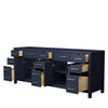 Custom image for Dark Blue with Brushed Nickel Trim / No Mirror
