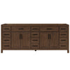 Custom image for Dark Walnut with Matte Black Trim / No Mirror