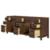 Custom image for Dark Walnut with Matte Black Trim / No Mirror