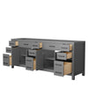 Custom image for Dark Gray with Matte Black Trim / No Mirror