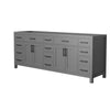 Custom image for Dark Gray with Matte Black Trim / No Mirror