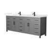 Custom image for Dark Gray with Matte Black Trim / Giotto Quartz / No Mirror