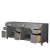 Custom image for Dark Gray with Brushed Nickel Trim / No Mirror