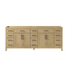Custom image for Whitewashed Oak with Matte Black Trim / No Mirror