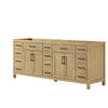 Custom image for Whitewashed Oak with Matte Black Trim / No Mirror