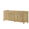 Custom image for Whitewashed Oak with Brushed Gold Trim / No Mirror