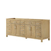 Custom image for Whitewashed Oak with Brushed Nickel Trim / No Mirror