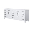 Custom image for White with Matte Black Trim / No Mirror