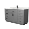 Custom image for Dark Gray with Matte Black Trim / Giotto Quartz / No Mirror