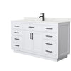 Custom image for White with Matte Black Trim / Giotto Quartz / No Mirror